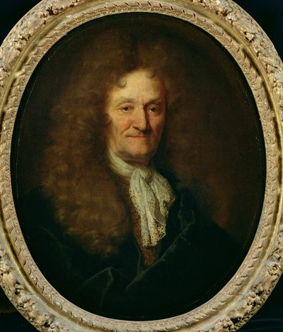 Portrait of Jean de La Fontaine by Nicolas de Largillière